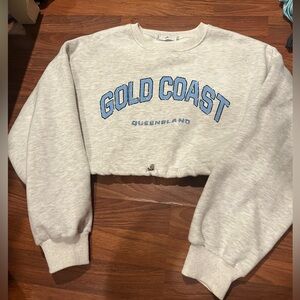 ADIKA, cropped sweatshirt- size XL